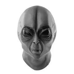 GENERICO - Máscara Alien Gris Marciano Ovni Látex Halloween