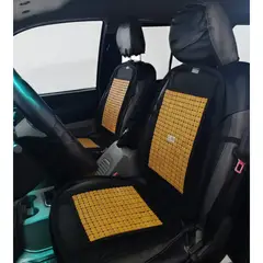 WELL BEING - Cojín de Bambú para Asiento de Auto Fresco Antideslizante Universal