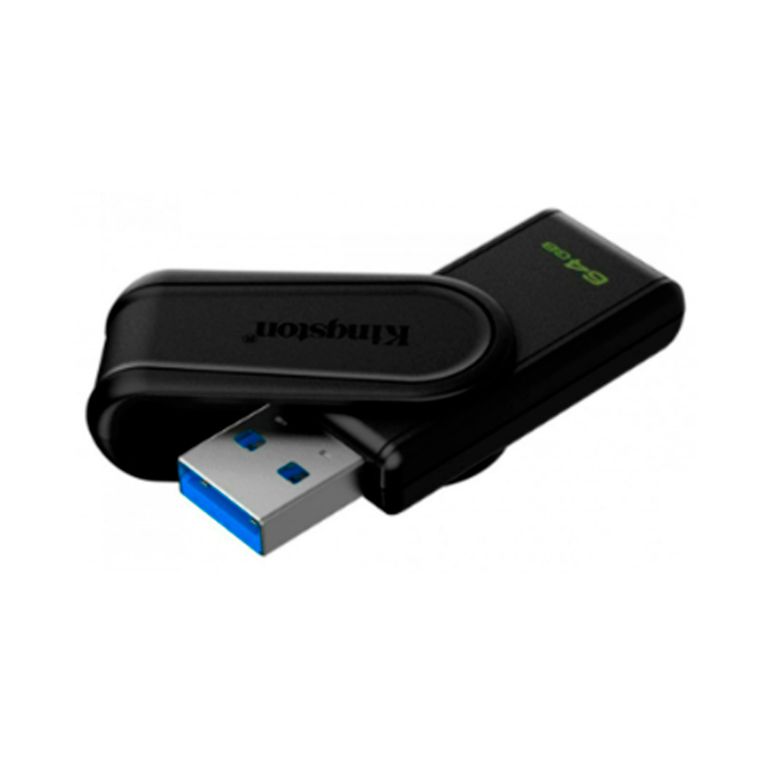 MEMORIA USB DATATRAVELER EXODIA S DTXS-64GB 64GB USB 3.2 GEN 1 COLOR NEGRO PN DTXS-64GB