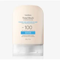 YANBAL - Total Block Protector Solar Matificante con Color SPF100
