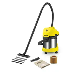 KARCHER - Aspiradora WD3 Premium 1000 W Amarillo