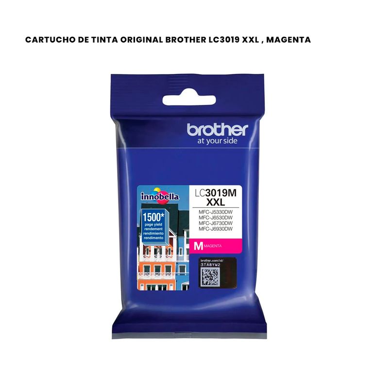 Cartucho de tinta original LC3019 XXL LC3019M, magenta