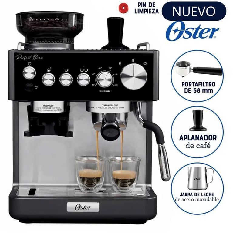 Cafetera Espresso Perfect Brew BVSTEM7301 con Molinillo
