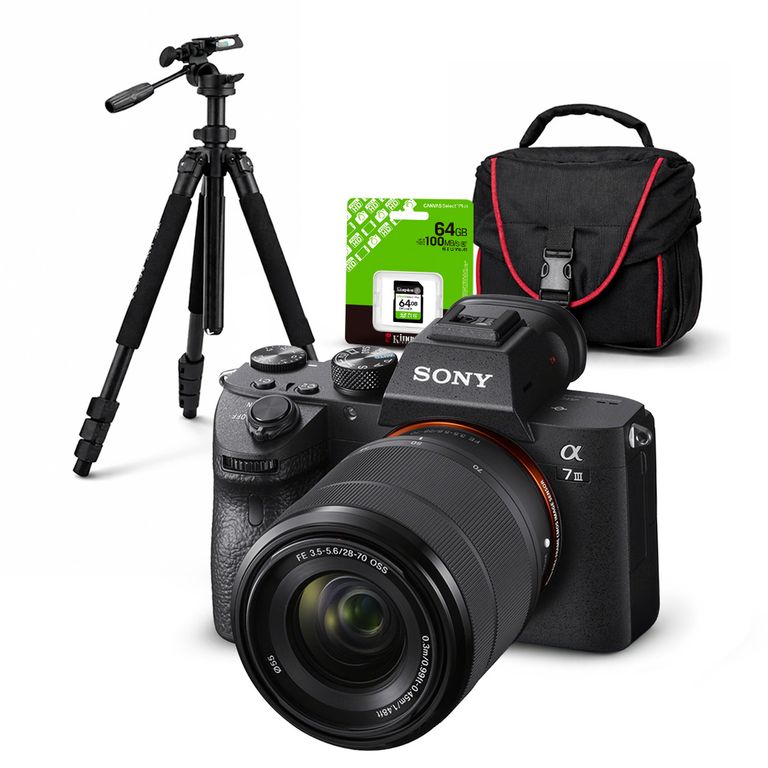 Cámara Alpha 7 III Mirrorless + Lente 28-70mm II + Kit Deluxe