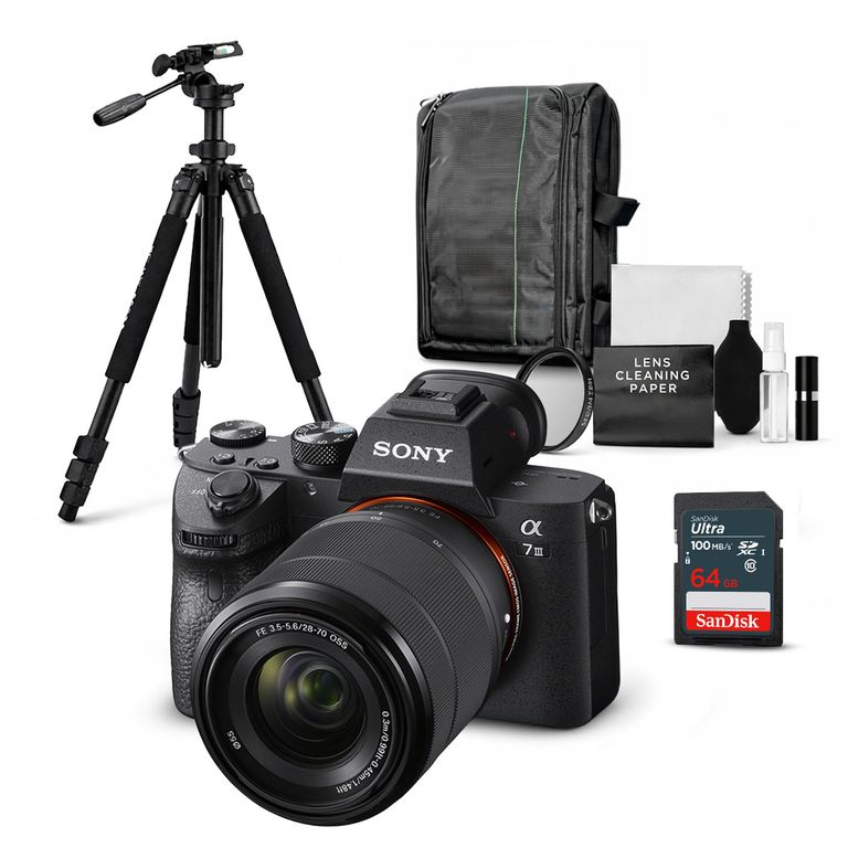 Cámara Alpha 7 III Mirrorless + Lente 28-70mm II + Kit Ultimate
