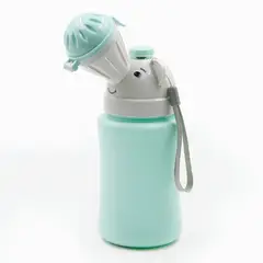 GENERICO - Urinario Portátil para Niña Diseño Elefante Celeste