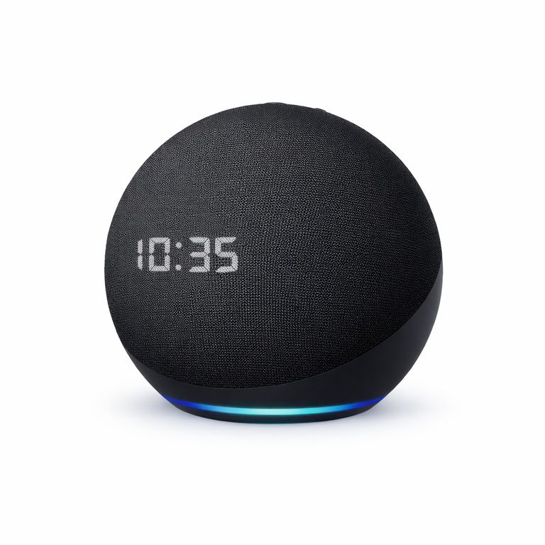 Parlante Bluetooth con Reloj LED Portátil Luz RGB Negro