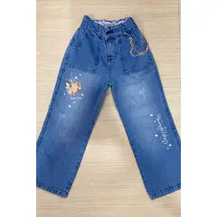 KIDS MASHMELO - Pantalón Jean Capibara Cargo para niñas