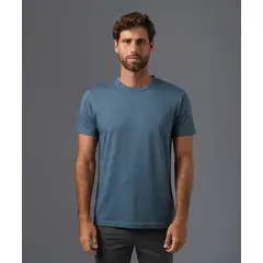 MBO - Polo Algodón Básico Cuello Redondo Gris Hombre