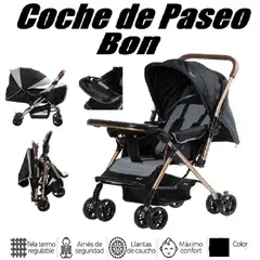EBABY - Nuevo Coche De Paseo Bon Mango Reversible -Negro