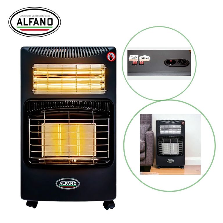Estufa Dual Gas Y Eléctrica Ld-168gqfnew