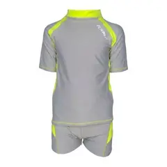 GENERICO - Gl-41 Conjunto Niño Manga Corta Color PLOMO