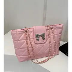 GENERICO - Bolso de hombro para mujerde cartera de lazo