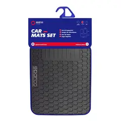 SPARCO - Piso Alfombra 3 piezas auto-camioneta SPF500BL