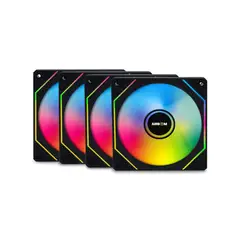 AIRBOOM - COOLER PARA CASE DE PC PACK 4 UNIDADES RGB LED VEKTOR