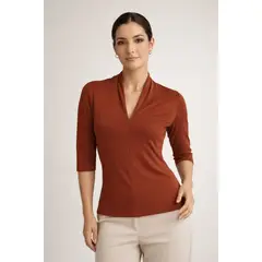 GENERICO - Blusa Modal Elegante Mujer