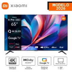 XIAOMI - Televisor A Pro 65" Pulg. Qled 4K Ultra HD Smart - Modelo 2026