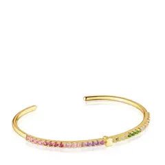 TOUS - Pulsera Esclava De Plata Baño Oro Straight