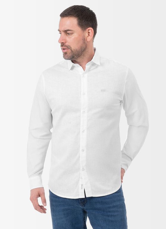 Camisa Clasico Bernald Ml Lino Hombre