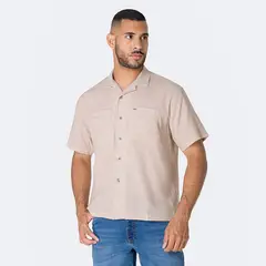 PIONIER - Camisa Moda Dagobert Lino Hombre