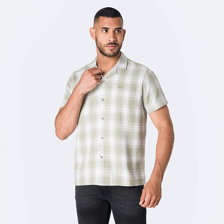 Camisa Moda Eugin Wafle Hombre