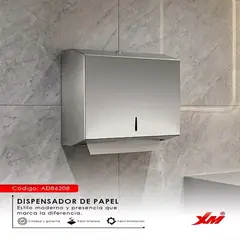 XM - Dispensador papel MOD ADB6208 acero