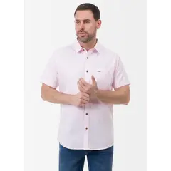 Norton - Camisa Clasico Luis 0025 Mc Chambray Hombre