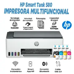 HP - Nueva Impresora Multifuncional Smart Tank 580