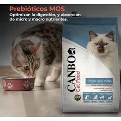 GENERICO - 3Kg - Canbo Cat Esterilizado Alimento para Gatos Adultos