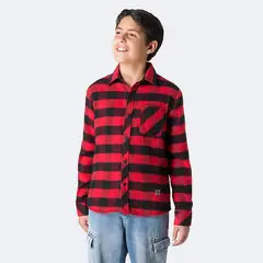 PIONIER - Camisa Moda Fabricyoo Villela Niño