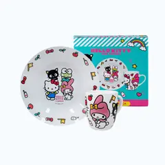 SCOOL - Set Cerámica 2pz Taza y Bowl - HELLO KITTY