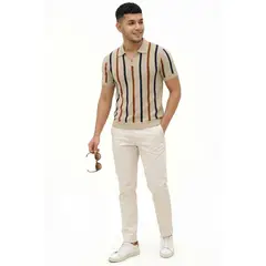 GENERICO - POLO CAMISERO CASUAL HILO EN TENDENCIA PARA HOMBRE