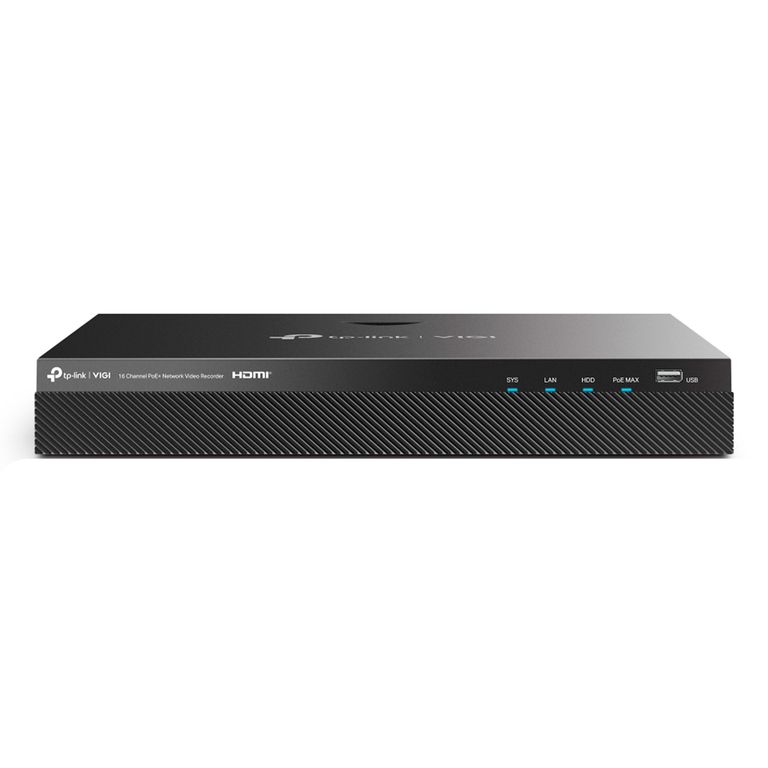NVR TP-LINK VIGI 16 CANALES H.265 HDMI AI ONVIF PN VIGI NVR2016H-16P