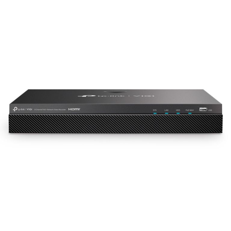 NVR TP-LINK VIGI 8 CANALES8×4MP HDMI AI ONVIF P-N VIGI NVR2008H-8MP