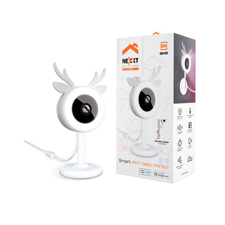 CAMARA NEXXT MONITOR BEBE 2K WI-FI DETECCION DE LLANTO PN NHC-B100
