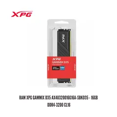 XPG - MEMORIA RAM 16GB - DDR4-3200 CL16 GAMMIX D35 AX4U320016G16A-SBKD35