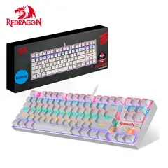 REDRAGON - Teclado K552W-KR-SP KUMARA Rainbow, Spanish WHITE