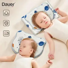 DAUER - Kit de Almohadas 3 en 1 para Bebé Sistema Antivuelco y Moldeado + 2 Cuñas Antivuelco Niño