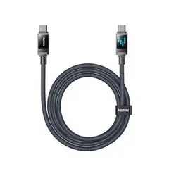 REMAX - Cable Tipo C 240W Carga Rápida LED Reforzado Enmallado Alta Potencia