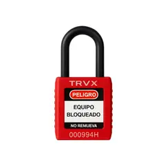 TRAVEX - Candado Dieléctrico 40 Rojo