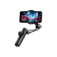 MOVISUN - Estabilizador Gimbal para Celular 3 Ejes con Luz LED y Carga Inalámbrica
