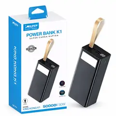 OEM - Power Bank 50000mAh K1 50W Carga Rápida