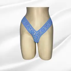 GENERICO - SEMI HILO BETTY EN ENCAJE Y ALGODÓN EN LA ZONA ÍNTIMA