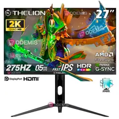 UNIVERSAL - MONITOR GAMING THELION IPG27FQI, 27 IPS, 2K QHD, 275Hz, 0.5ms MPRT, FreeSync, G-Sync
