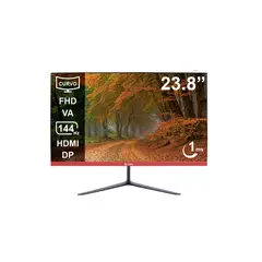 TEROS - Monitor Curvo TE-2403S 23.8 Pulg FHD VA 144HZ 1MS HDMI DP Earphone Out