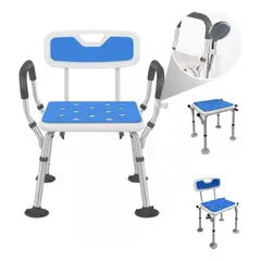 U BUY - Silla Baño Ducha 3 En 1 Soporte Antideslizante Agarradera