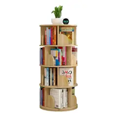 U BUY - Estantería giratoria de 4 capas partición almacenamiento