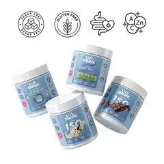 LVLDRINK NUTRITION - Pack Mini Suplementos Sin Azúcar Proteína + Colágeno + Fibra LVLDRINK