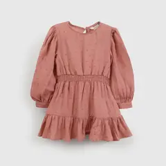 COLLOKY - Vestido Casual Infant Plus Niña Rosado