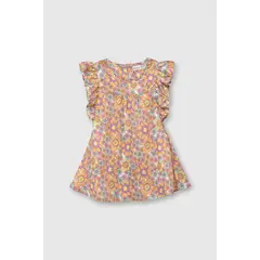 COLLOKY - Vestido Casual Infant Niña Naranjo